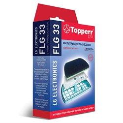 Комплект фильтров TOPPERR FLG 33, для пылесосов LG, 1152 - фото 10114421