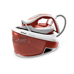 Парогенератор TEFAL SV8110E0, 2800 Вт, 6.3 Бар, постоянная подача пара 120 г/мин, паровой удар 420 г/мин, 1.8 л, белый/красный, 1830008618 - фото 10114827