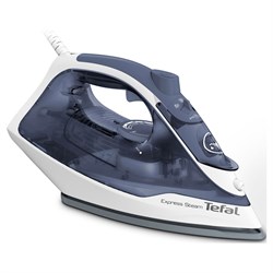 Утюг TEFAL FV2837E0, 2400 Вт, керамическое покрытие, самоочистка, синий - фото 10115773