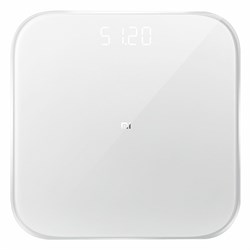 Весы напольные XIAOMI Mi Smart Scale 2, электронные, максимальная нагрузка 150 кг, квадрат, стекло, белые, NUN4056GL - фото 10115885