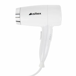 Фен для волос настенный KSITEX F-1800 W, 1800 Вт, пластик/металл, 2 скорости, белый - фото 10116223