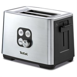 Тостер TEFAL TT420D30, 900 Вт, 2 тоста, 7 режимов, сталь, серебристый, 8000035884 - фото 10117847