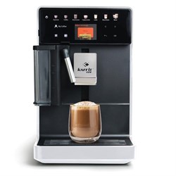 Кофемашина KAFFIT A5, 1400 Вт, объем 1,3 л, емкость для зерен 200 г, автокапучинатор, белая, A5 White - фото 10122368