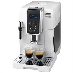 Кофемашина DELONGHI Dinamica ECAM 350.35.W, 1450 Вт, объем 1,8 л, ручной капучинатор, белая - фото 10122582