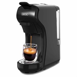 Кофемашина капсульная 4 в 1 NESPRESSO/DOLCEGUSTO/чалды/молотый HIBREW H1A, 1450 Вт, объем 0,7 л, черная - фото 10122651