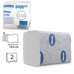 Бумага туалетная KIMBERLY-CLARK Kleenex, комплект 36 шт., Ultra, листовая, 200 л., 18,6х12,5 см, 2-слойная, диспенсер 601545, 8408 101010126128 - фото 10695704