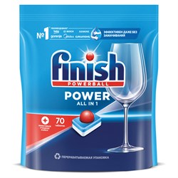 Таблетки для посудомоечных машин 70 шт. FINISH Power "All in 1", 3213237 101010608657 - фото 10698179