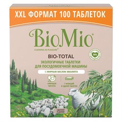 Таблетки для посудомоечной машины 100 шт. BIOMIO "Эвкалипт", 510.73090.0101 101010608860 - фото 10698205