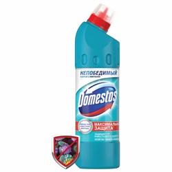 Чистящее средство 500 мл, DOMESTOS "Свежесть Атлантики", с отбеливающим эффектом, гель 101010602283 - фото 10706411