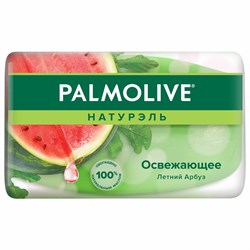 Мыло туалетное 90 г, PALMOLIVE НАТУРЭЛЬ "Летний арбуз", освежающее, 32940, 8693495032940 101010609049 - фото 10719203