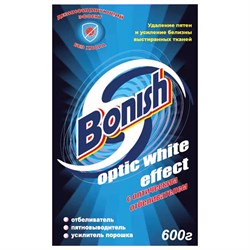 Средство для удаления пятен 600 г, BONISH (Бониш) "Optic white effect", без хлора 101010603906 - фото 10727816