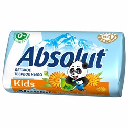 Мыло туалетное детское 90 г, ABSOLUT KIDS "Календула", натуральное, 07357, 6063 101010609029 - фото 10727901