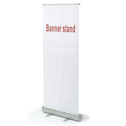 Стенд мобильный для баннера "Роллскрин 2(80)", размер рекламного поля 800х2000 мм, алюминий, 290521 - фото 11360279