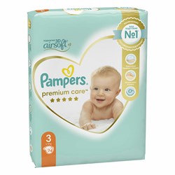 Подгузники КОМПЛЕКТ 74 шт. PAMPERS (Памперс) "Premium Care", размер 3 (6-10 кг), 8001090604644 101010606525 - фото 11383745