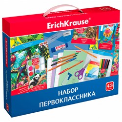 Набор школьных принадлежностей в подарочной коробке ERICH KRAUSE, 43 предмета, 45413 - фото 11384388