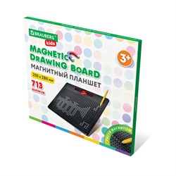 Магнитный планшет доска MAGPAD MAX для рисования 25х28 см, 713 шариков, BRAUBERG KIDS, 664922 - фото 11386561