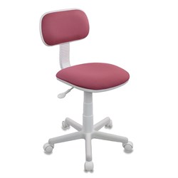 Кресло детское CH-W201NX, без подлокотников, пластик белый, розовое, 477005 - фото 11388980