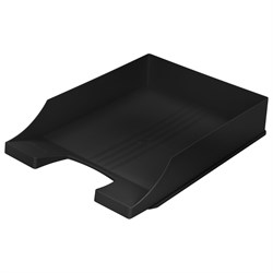 Лоток горизонтальный для бумаг BRAUBERG-CONTRACT, А4 (340х254х66,5 мм), черный, 230879 - фото 11402070