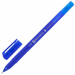 Ручка стираемая гелевая BRAUBERG DELTA, СИНЯЯ, трехгранная, узел 0,7 мм, линия 0,35 мм, 143952 - фото 11428682