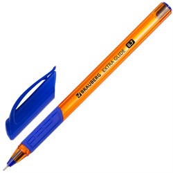 Ручка шариковая масляная BRAUBERG "Extra Glide GT Tone Orange", СИНЯЯ, узел 0,7 мм, линия письма 0,35 мм, 142923 - фото 11429502
