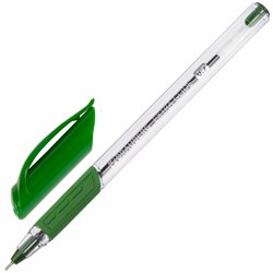 Ручка шариковая масляная BRAUBERG "Extra Glide GT", ЗЕЛЕНАЯ, трехгранная, узел 0,7 мм, линия письма 0,35 мм, 142921 - фото 11430825