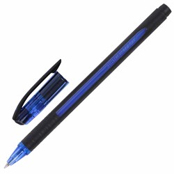 Ручка шариковая масляная с грипом UNI (Япония) "JetStream", СИНЯЯ, корпус синий, узел 0,7 мм, линия письма 0,35 мм, SX-101-07 BLUE - фото 11433744