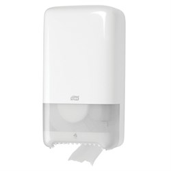 Диспенсер для туалетной бумаги TORK (Система T6) Elevation, midi, белый, 557500 - фото 11440845