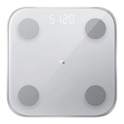 Весы напольные XIAOMI Mi Body Composition Scale 2, максимальная нагрузка 150 кг, квадрат, стекло, белые, NUN4048GL - фото 11444138