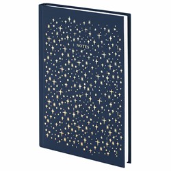 Ежедневник недатированный А5 (145х215 мм), ламинированная обложка с фольгой, 128 л., STAFF, "Stars", 113522 - фото 11458513