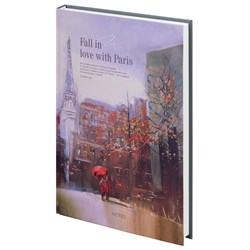 Ежедневник недатированный А5 (145х215 мм), ламинированная обложка, 128 л., STAFF, "Love in Paris", 113531 - фото 11458565