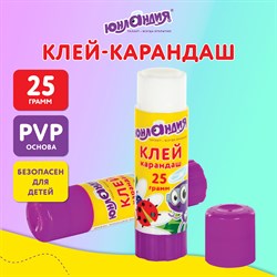 Клей-карандаш ЮНЛАНДИЯ "ЮНЛАНДИК И БОЖЬЯ КОРОВКА", 25 г, улучшенный, 227612 101010227612 - фото 11462748