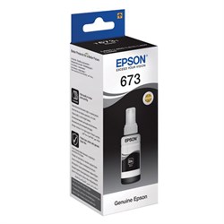 Чернила EPSON 673 (T6731) для СНПЧ Epson L800/L805/L810/L850/L1800, черные, ОРИГИНАЛЬНЫЕ, C13T67314A 101010361041 - фото 11475272