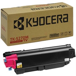 Тонер-картридж KYOCERA (TK-5270M) M6230cidn/M6630cidn/P6230cdn, пурпурный, оригинальный, ресурс 6000 страниц, 1T02TVBNL0 101010363745 - фото 11475410