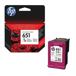 Картридж струйный HP (С2P11AE) Ink Advantage 5575/5645/OfficeJet 202, №651, цветной, оригинальный, ресурс 300 стр., C2P11AE 101010362255 - фото 11475452