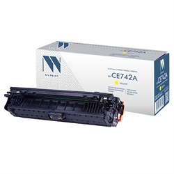 Картридж лазерный NV PRINT (NV-CE742A) для HP CP5220/CP5225/CP5225dn/CP5225n, желтый, ресурс 7300 страниц 101010363400 - фото 11475520