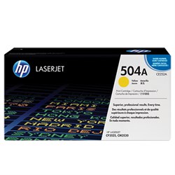 Картридж лазерный HP (CE252A) ColorLaserJet CP3525/CM3530, №504A, желтый, оригинальный, ресурс 7000 страниц 101010360632 - фото 11475545