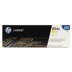 Картридж лазерный HP (CB382A) ColorLaserJet CP6015 и другие, №824A, желтый, оригинальный, ресурс 21000 страниц 101010360618 - фото 11475802