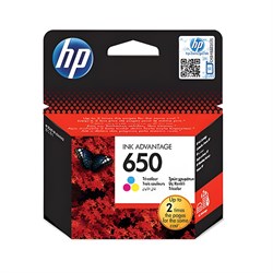 Картридж струйный HP (CZ102AE) Deskjet Ink Advantage 2515/2516 №650, цветной, оригинальный 101010361008 - фото 11475837