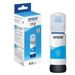 Чернила EPSON 112 (C13T06C24A) для СНПЧ EPSON L11160 /L15150 /L15160 /L6550/L6570, голубые, ОРИГИНАЛЬНЫЕ 101010363901 - фото 11476220