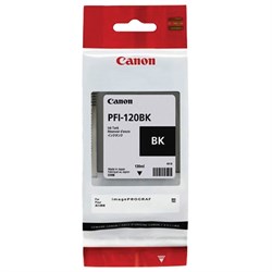 Картридж струйный CANON (PFI-120BK) для imagePROGRAF TM-200/205/300/305, черный, 130 мл, оригинальный, 2885C001 101010363493 - фото 11476259