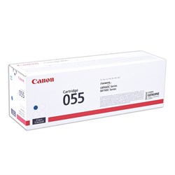 Картридж лазерный CANON (055C) для LBP663/664/MF742/744/746, голубой, оригинальный, ресурс 2100 страниц, 3015C002 101010363331 - фото 11476337