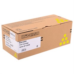 Тонер-картридж лазерный RICOH (SP C250E) SPC250/C260/C261, желтый, оригинальный, ресурс 1600 страниц, 407546 101010363030 - фото 11476358