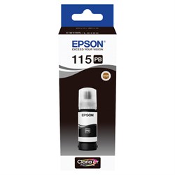 Чернила EPSON 115 (C13T07D14A) для СНПЧ L8160/L8180, черные фото, объем 70 мл, ОРИГИНАЛЬНЫЕ 101010364019 - фото 11476359