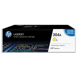 Картридж лазерный HP (CC532A) ColorLaserJet CP2025/CM2320, №304A, желтый, оригинальный, ресурс 2800 страниц 101010360627 - фото 11476479