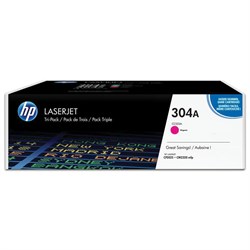 Картридж лазерный HP (CC533A) ColorLaserJet CP2025/CM2320, №304A, пурпурный, оригинальный, ресурс 2800 страниц 101010360628 - фото 11476480