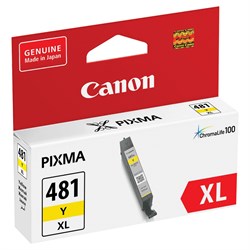 Картридж струйный CANON (CLI-481Y XL) для PIXMA TS704 / TS6140, желтый, ресурс 512 страниц, оригинальный, 2046C001 101010363220 - фото 11476567