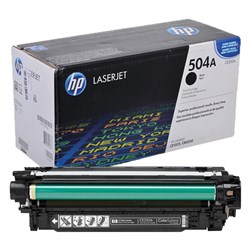 Картридж лазерный HP (CE250A) ColorLaserJet CP3525/CM3530, №504A, черный, оригинальный, ресурс 5000 страниц 101010360629 - фото 11476592