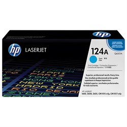 Картридж лазерный HP (Q6001A) ColorLaserJet CM1015/2600 и др, №124A, голубой, оригинальный, ресурс 2000 страниц 101010360586 - фото 11476600