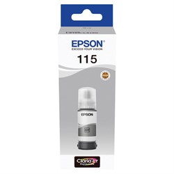 Чернила EPSON 115 (C13T07D54A) для СНПЧ L8160/L8180, серые, объем 70 мл, ОРИГИНАЛЬНЫЕ 101010364023 - фото 11476936