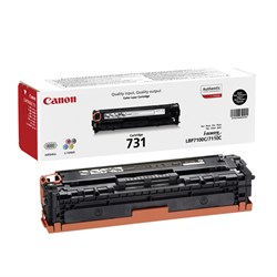 Картридж лазерный CANON (731BK) LBP7100/7110/MF8230/8280, черный, ресурс 1400 страниц, оригинальный, 6272B002 101010361538 - фото 11477022